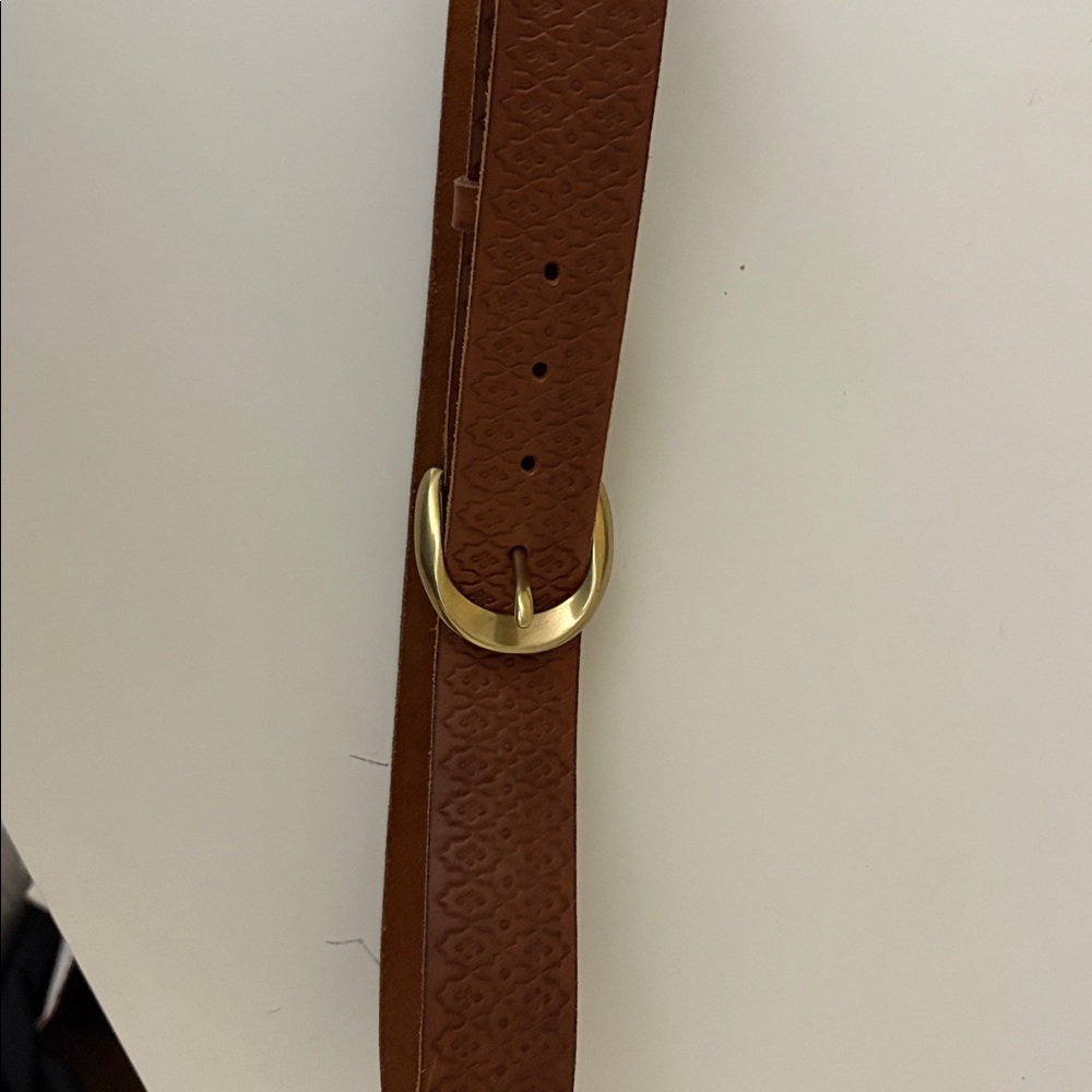 Lucky Brand Belt Size Small Tan Leather
